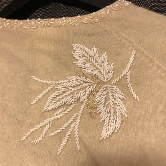 Vintage beaded sweater - Picture 3 of 4